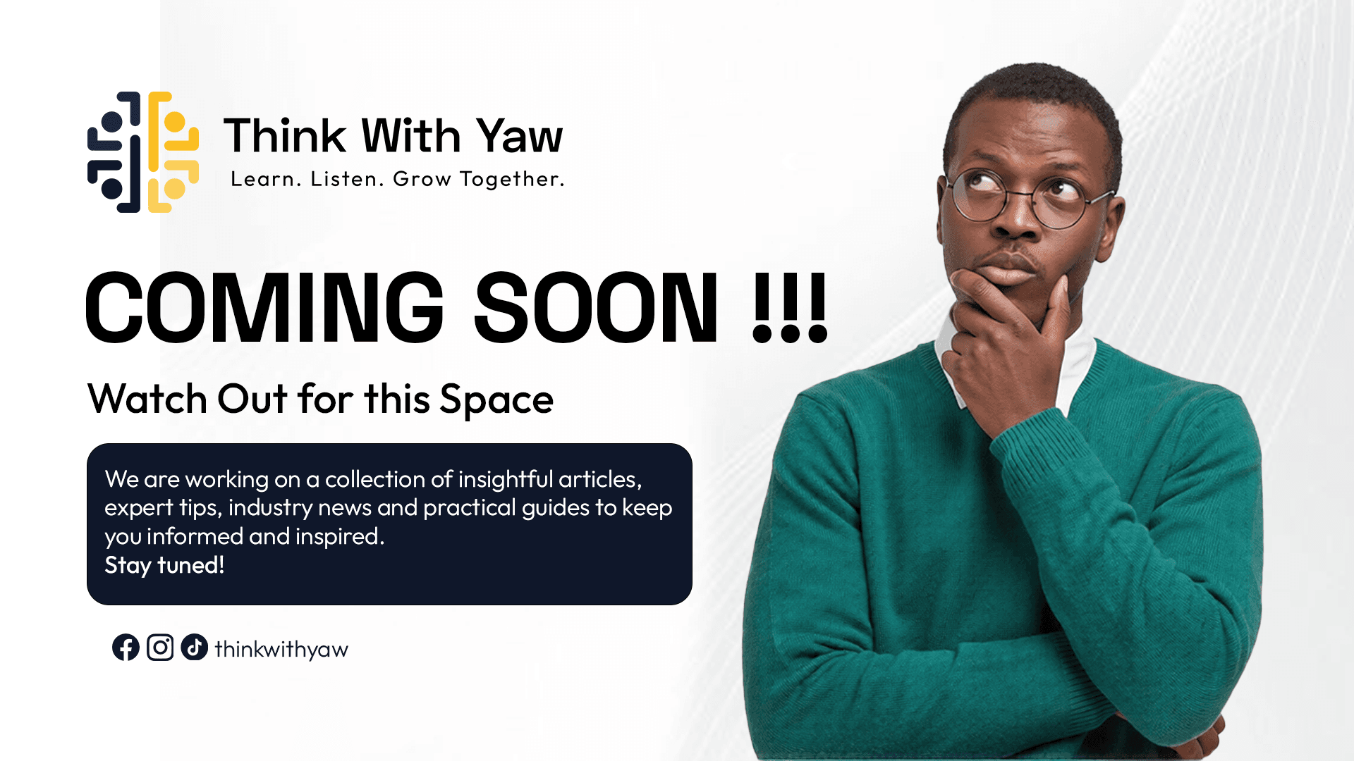 Think With Yaw banner