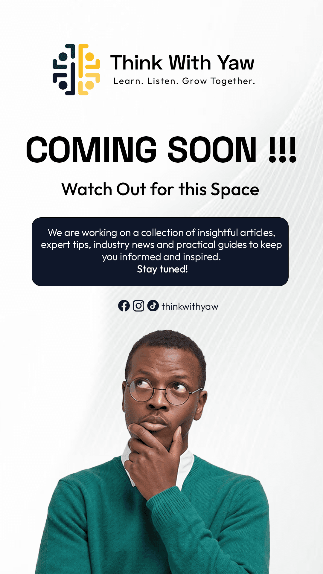 Think With Yaw mobile banner